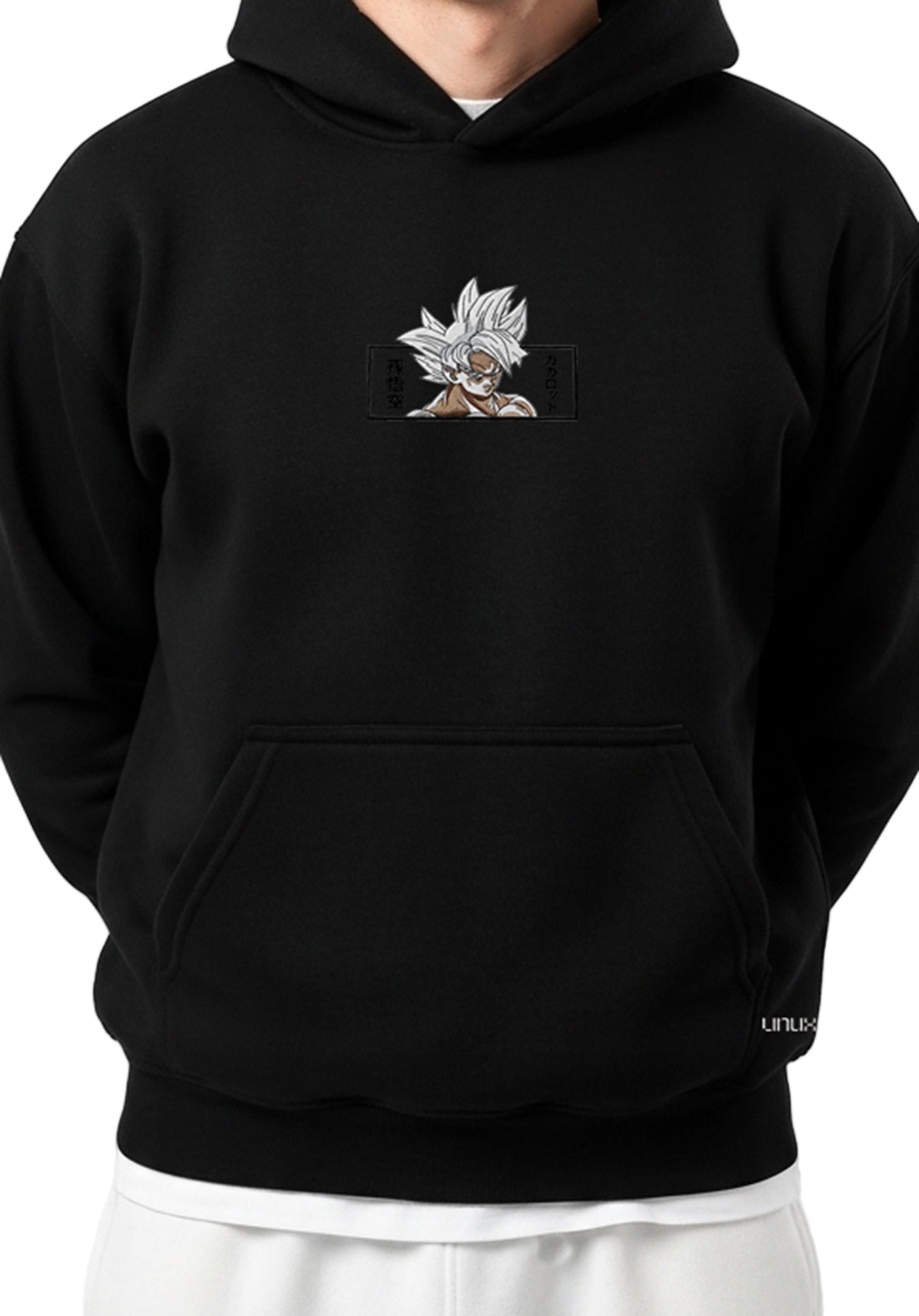 Hoodie Anime Black - LINUX