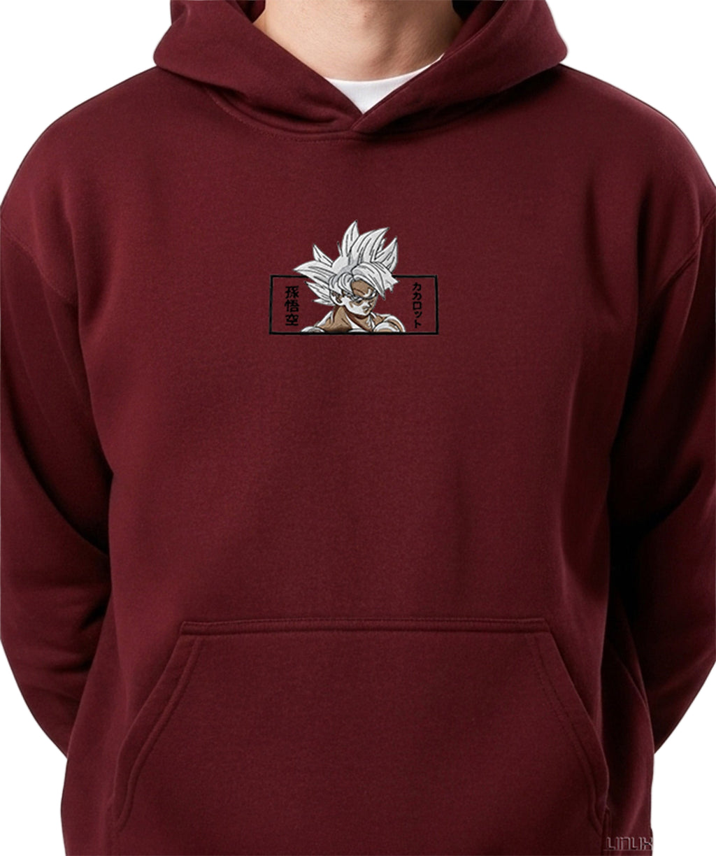 Hoodie Anime Burgundy