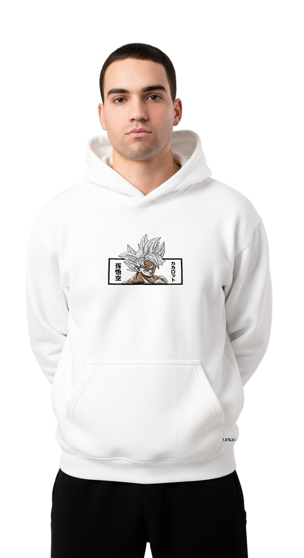 Hoodie Anime White