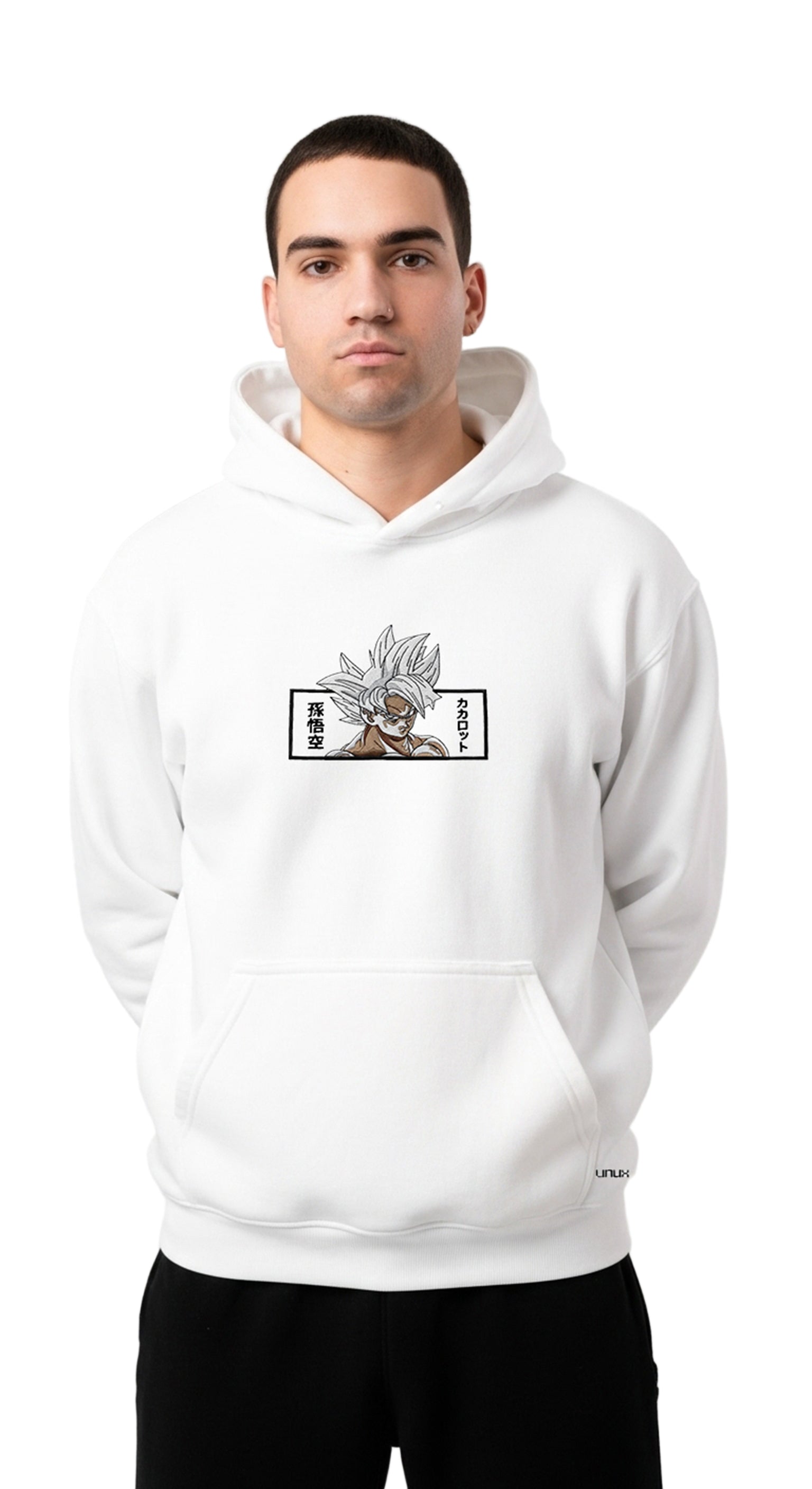Hoodie Anime White