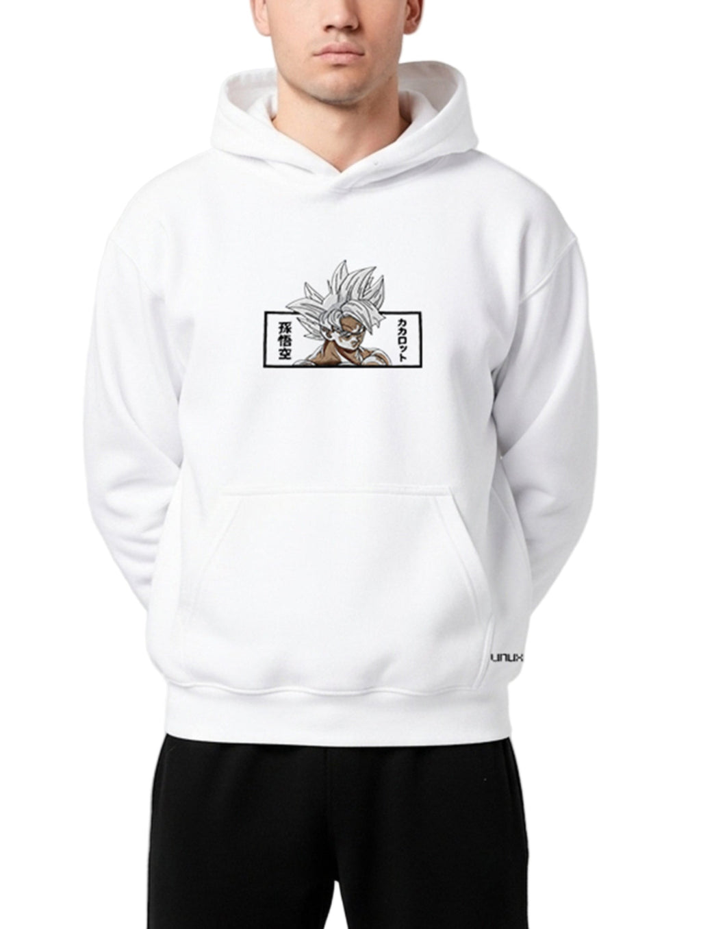 Hoodie Anime White