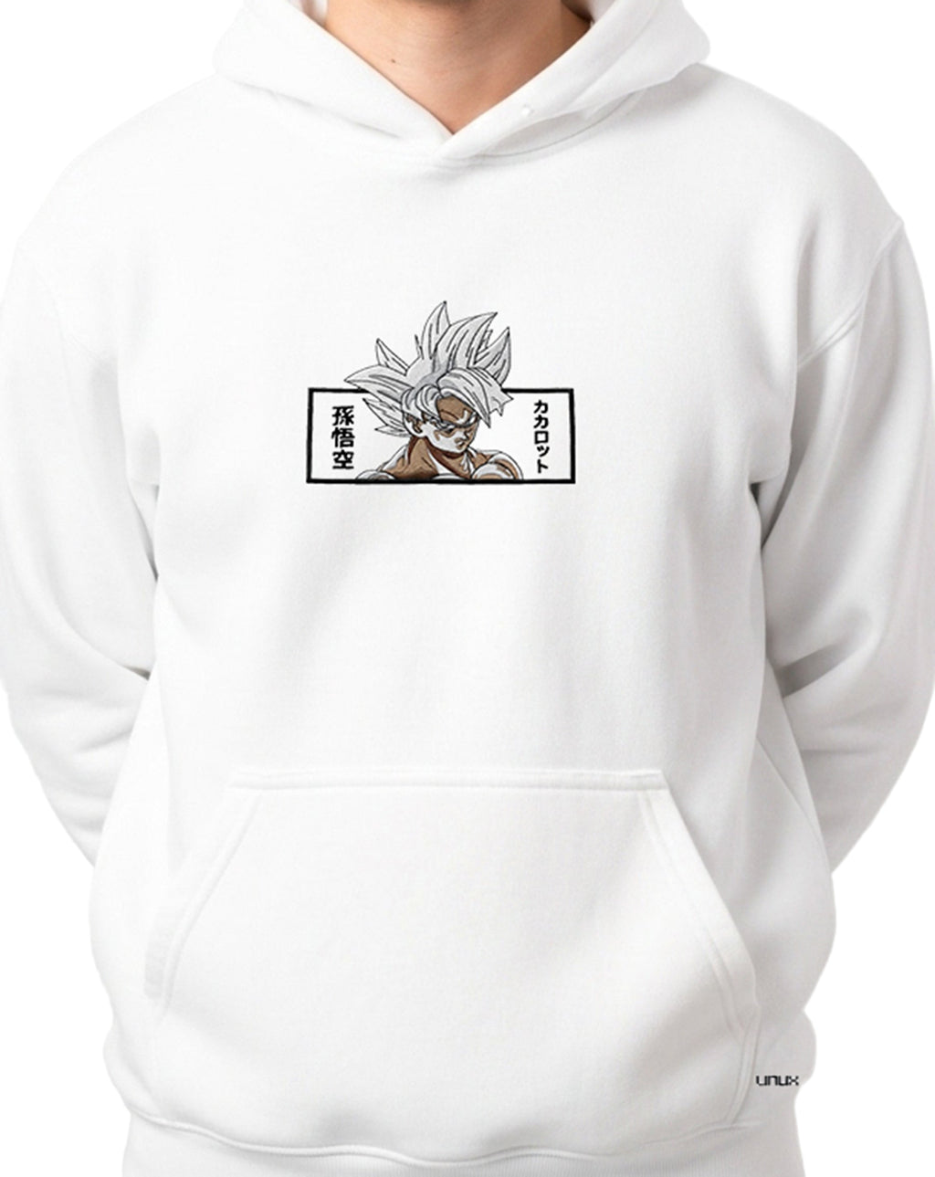 Hoodie Anime White