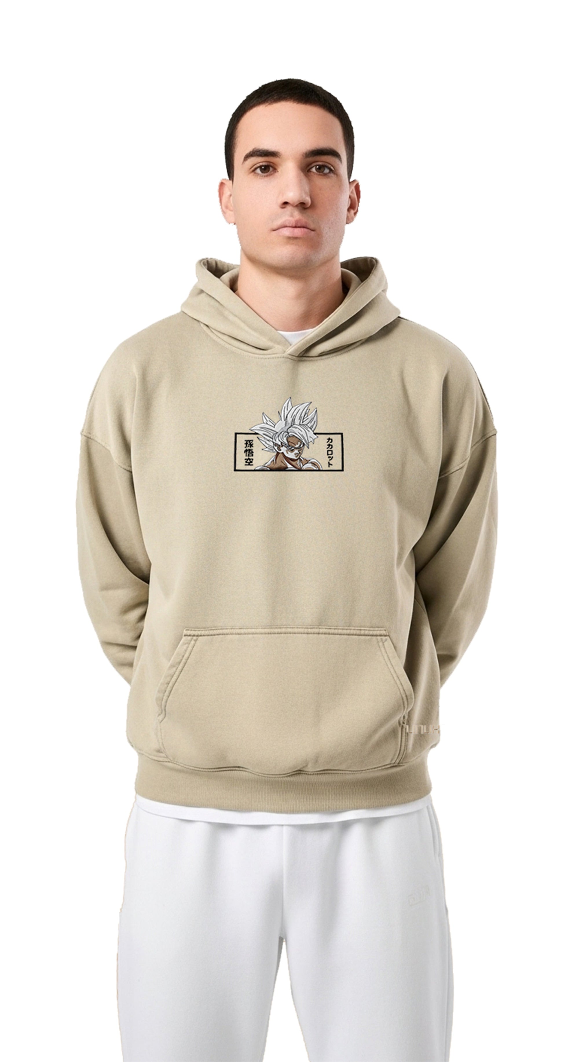 Hoodie Anime Beige - LINUX