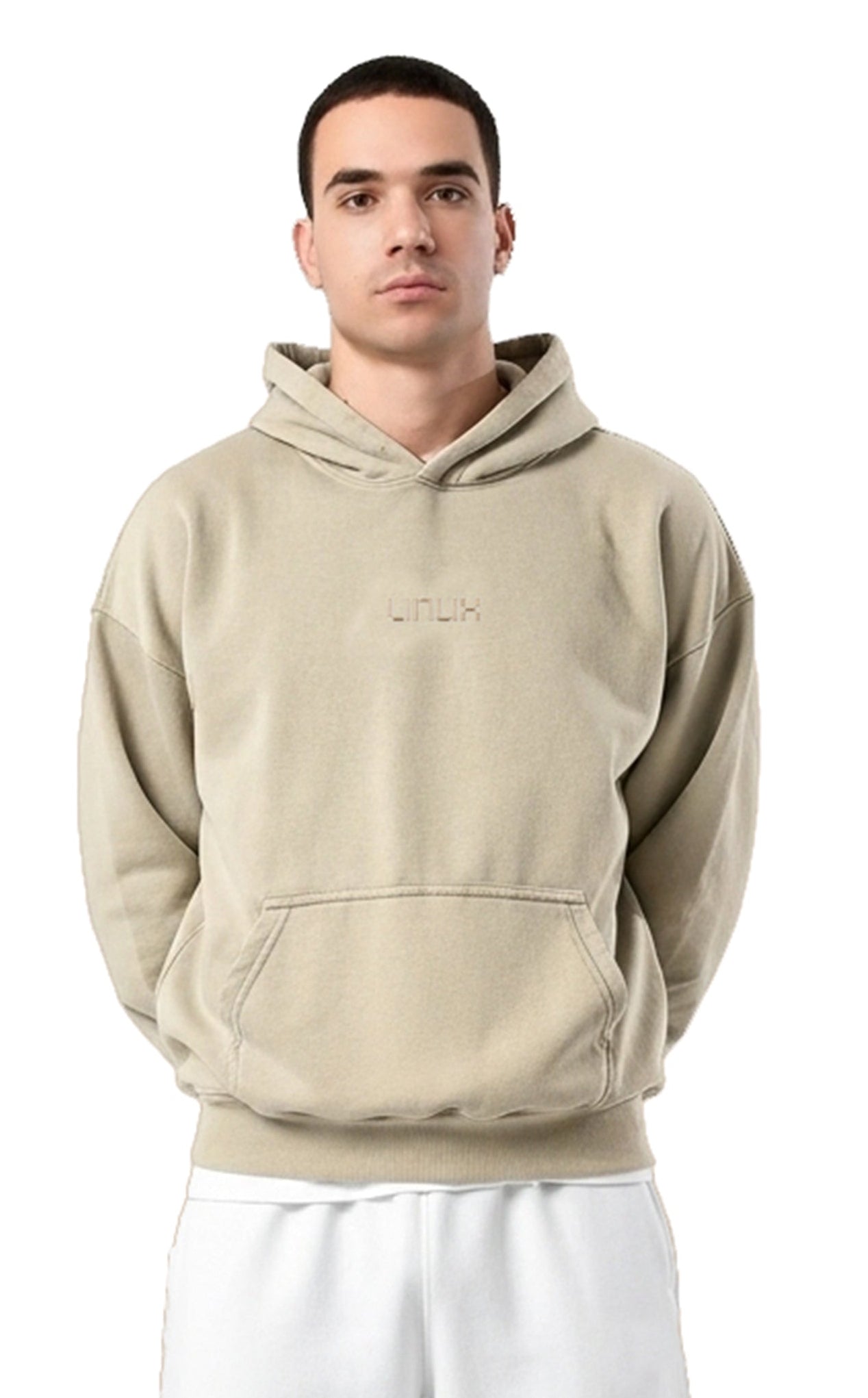Hoodie Sada Beige - LINUX