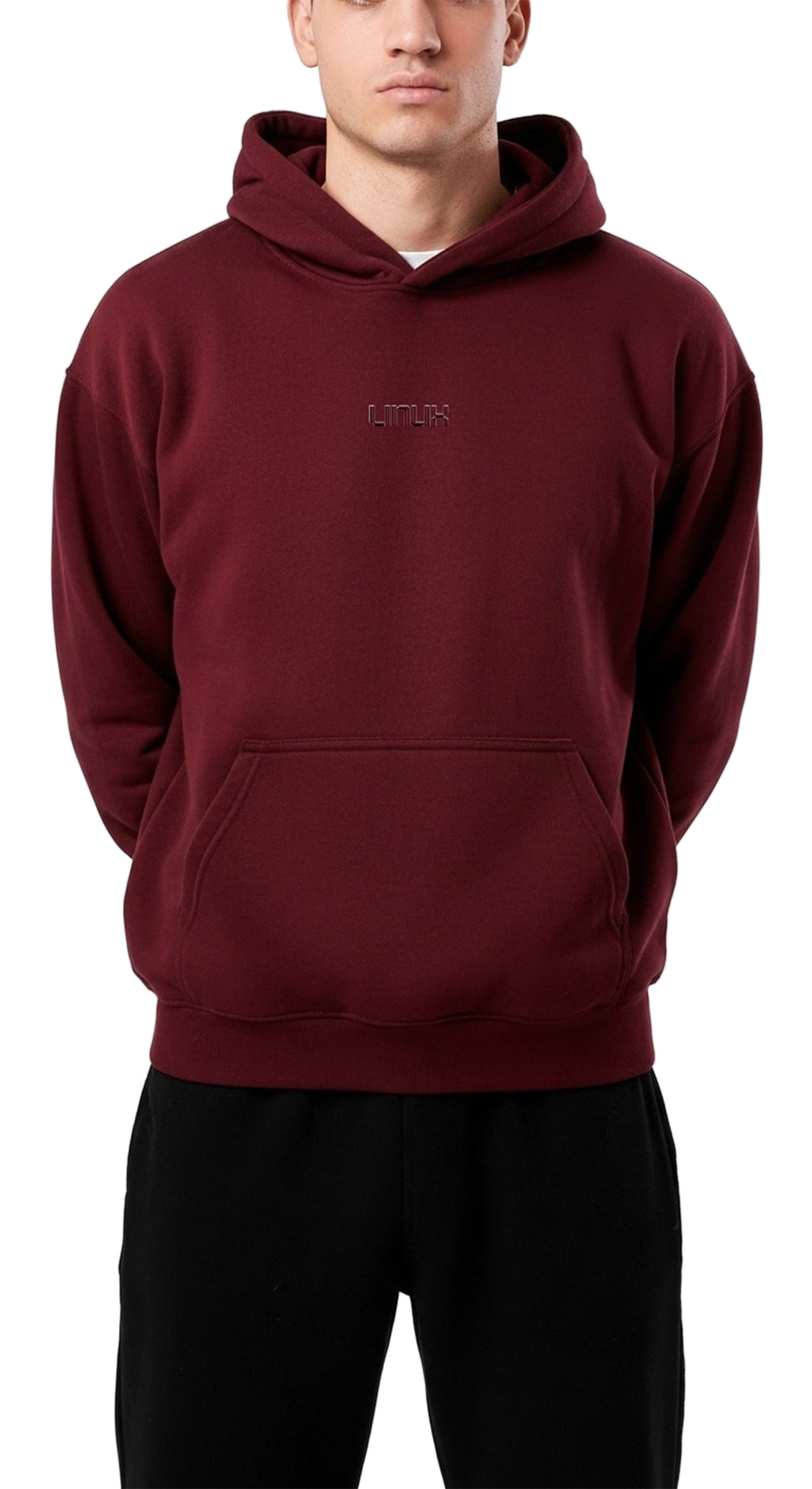 Hoodie Sada Burgundy - LINUX