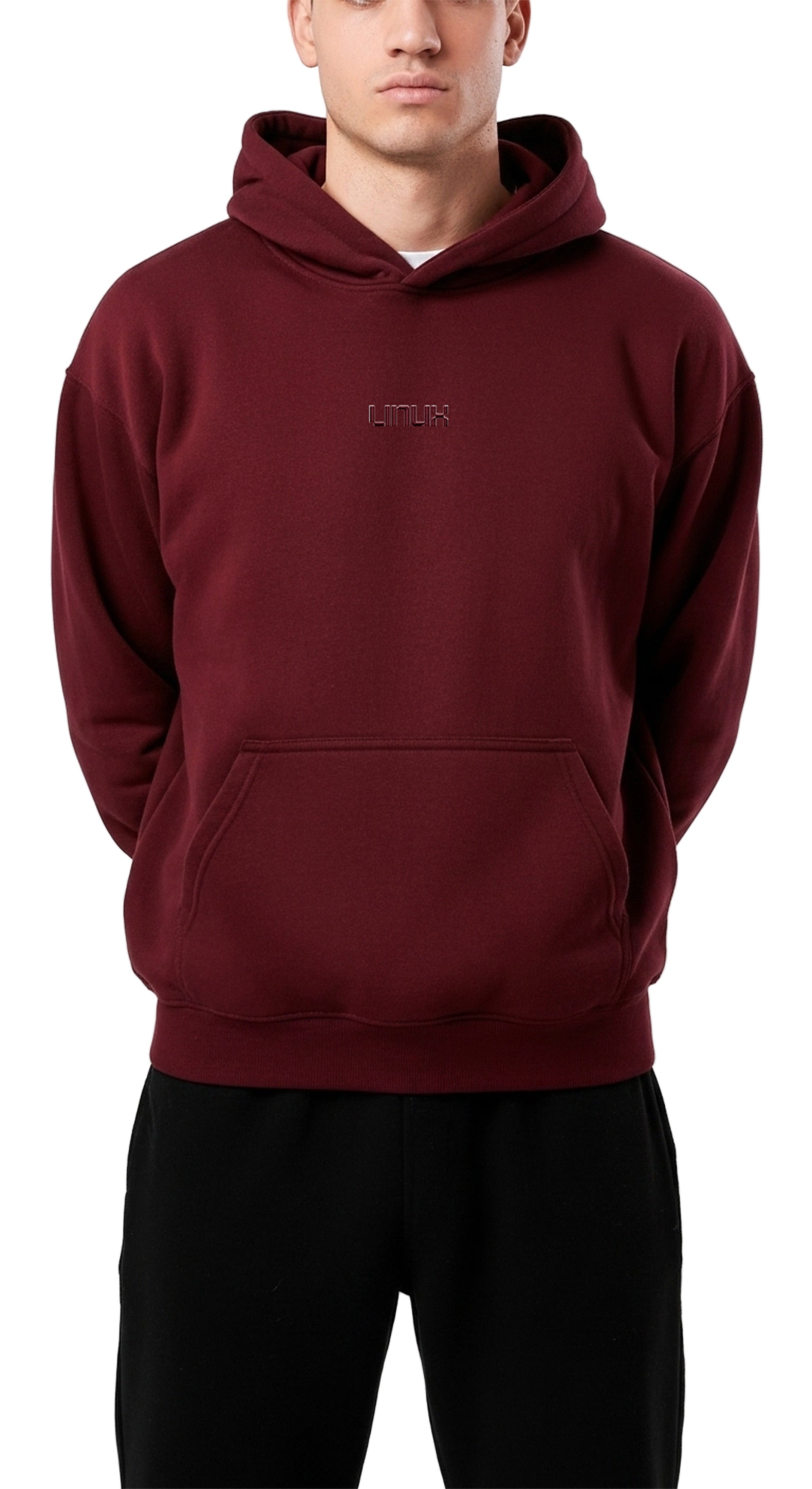 Hoodie Sada Burgundy - LINUX